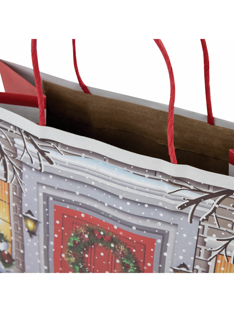 Пакет новогодний подарочный Золотая сказка набор 10 штуки Сочельник - фото 6