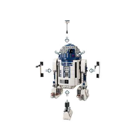 Конструктор LEGO Star Wars Фигурка дроида R2-D2 блочный