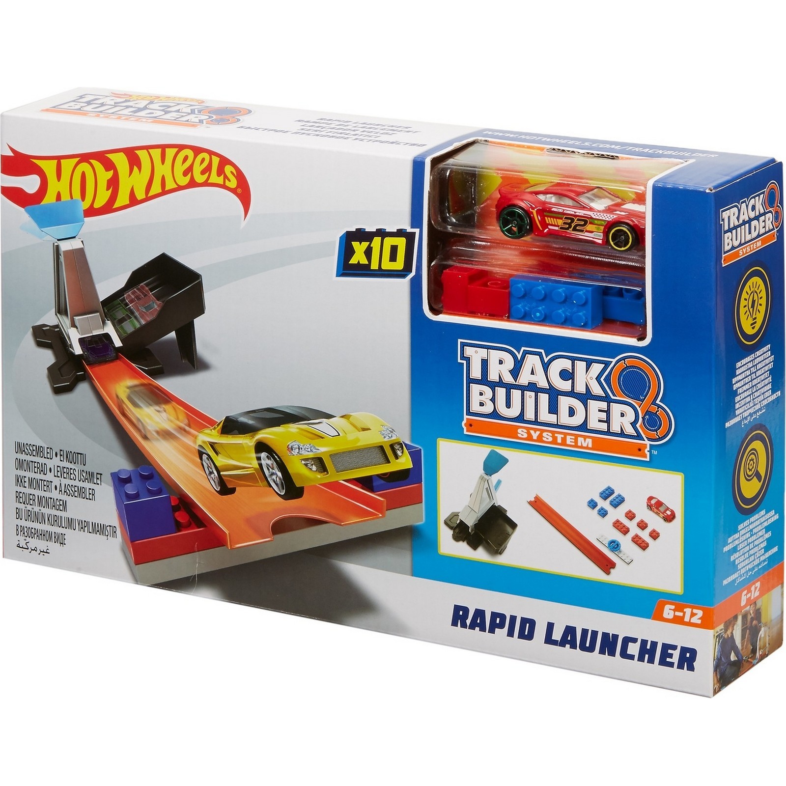 Базовый набор Hot Wheels аксессуаров для трека с машинкой в ассортименте DNH84 - фото 29