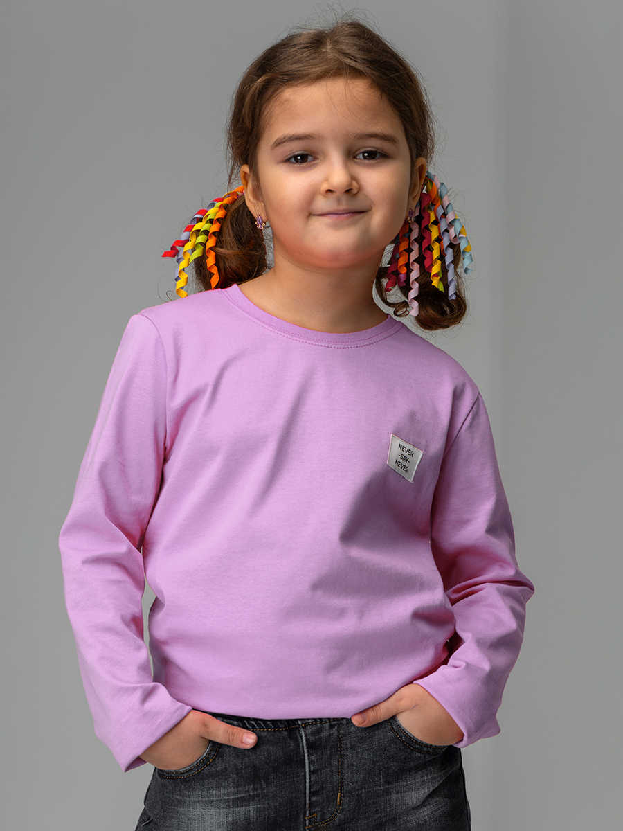 Лонгслив BONITO KIDS SS6097сиреневый - фото 2