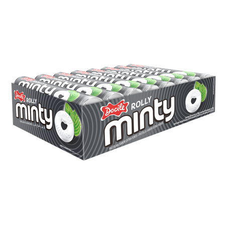 Конфеты Docile Rolly minty extra strong Мята стронг 29г