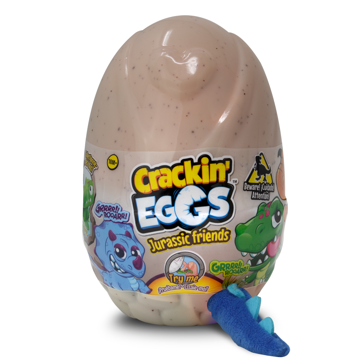 Игрушка мягкая Crackin Eggs динозавр - фото 1