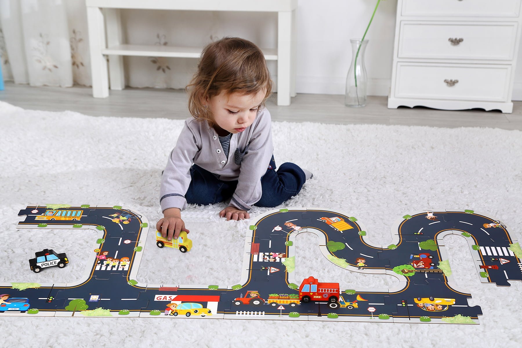 Пазл Tooky Toy напольный - фото 3