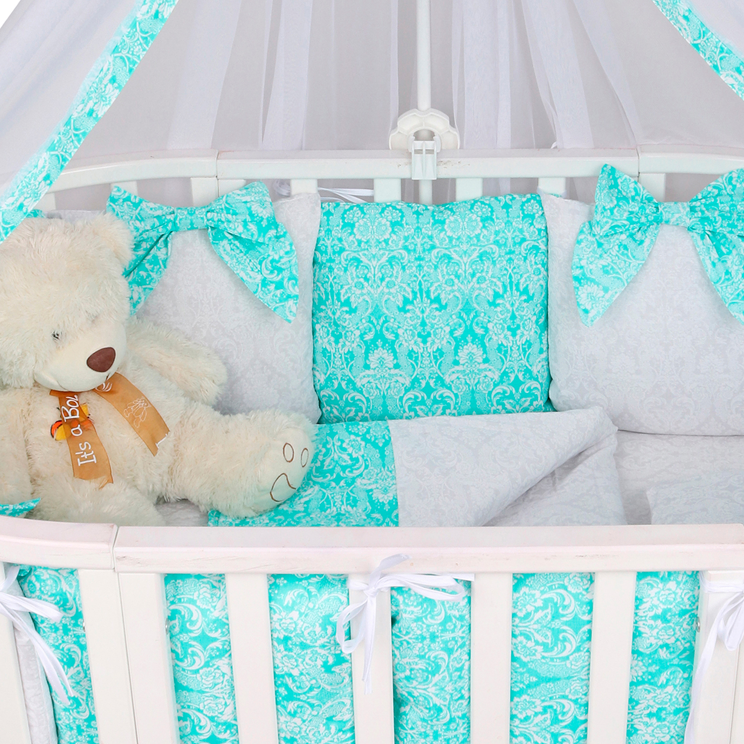 Комплект постельного белья Amarobaby Элит Premium 7 предм. - фото 5