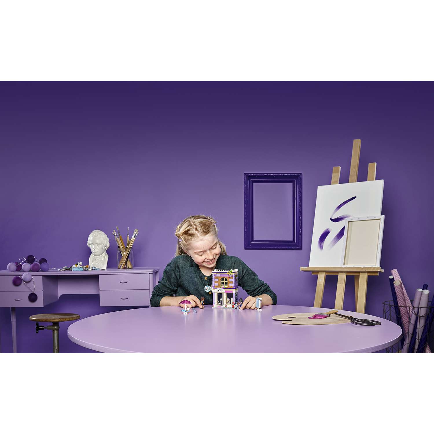 Конструктор LEGO Friends Художественная студия Эммы блочный - фото 4