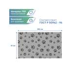 Коврик под миску VILINA для собак и кошек 61х100 см. серый