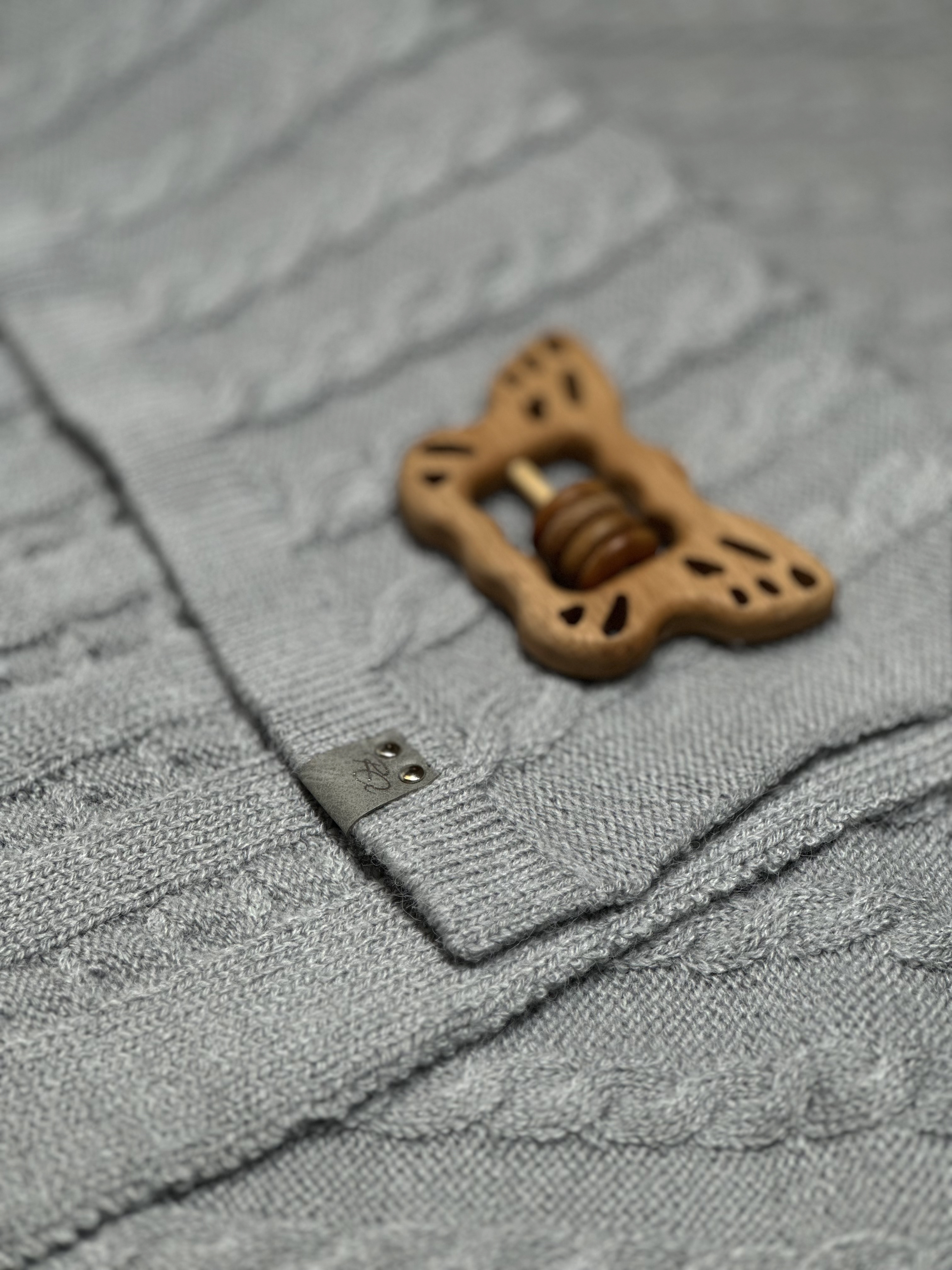 Плед RinaAmari 100 x 100 см шерсть - фото 5