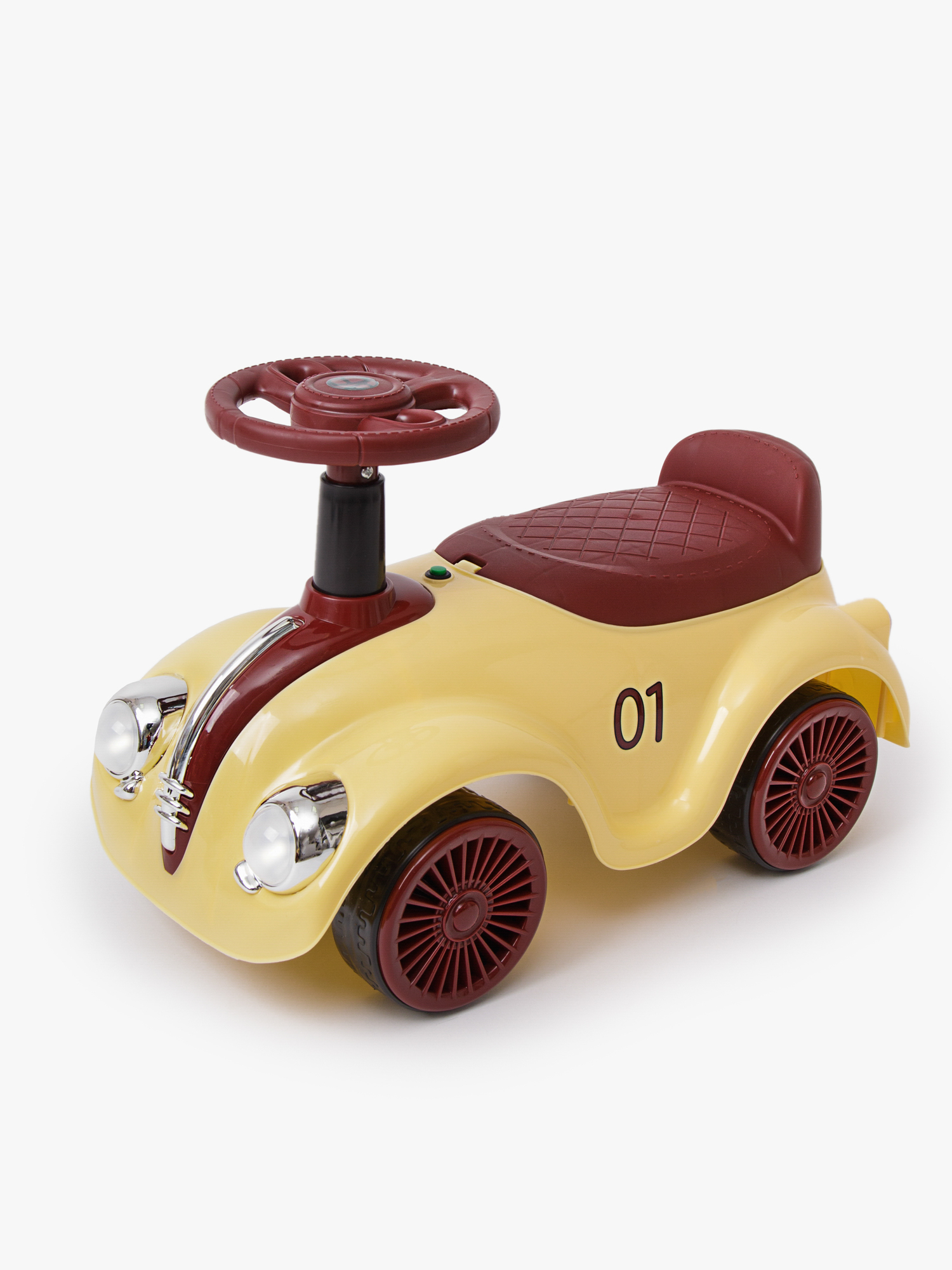 Каталка Amarobaby Retro желтый в ассортименте - фото 11
