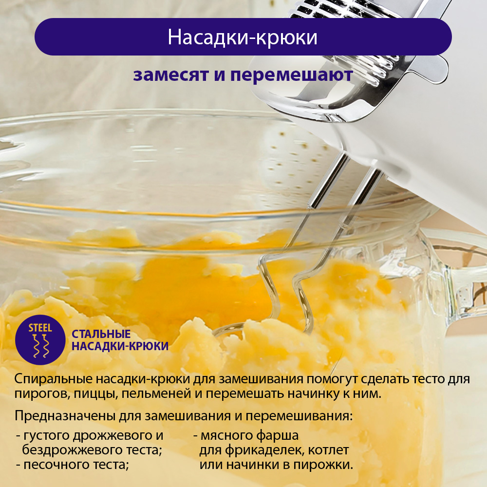 Миксер ручной LUMME LU-MX1872A - фото 4
