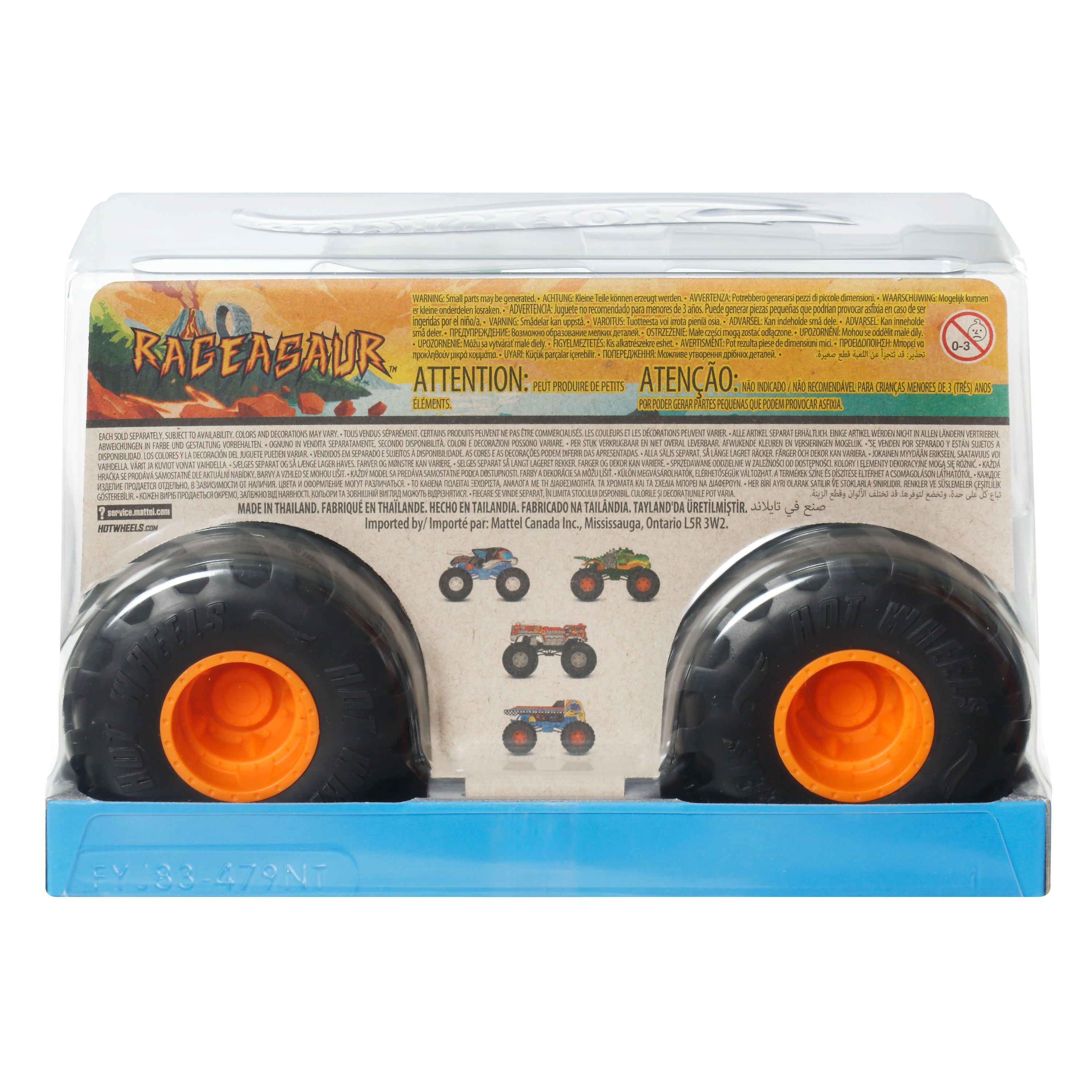 Монстр-трак Hot Wheels Rageasaur 1:24 FYJ83/JCC88 - фото 5