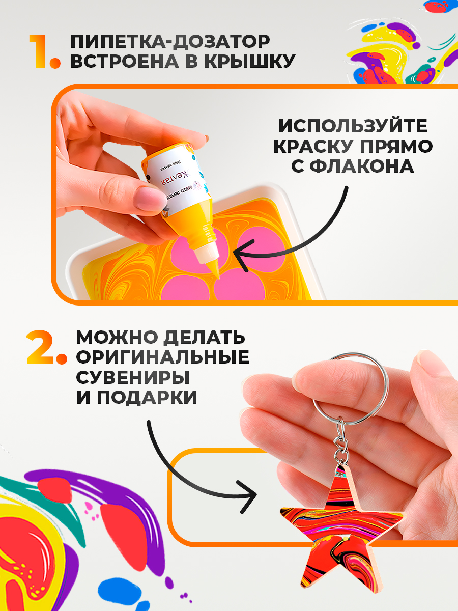 Акварисование Планета творчества эбру - фото 7
