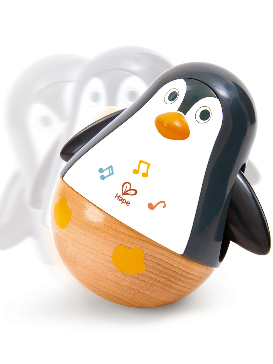 Игрушка Hape неваляшка Семья пингвинов - фото 5