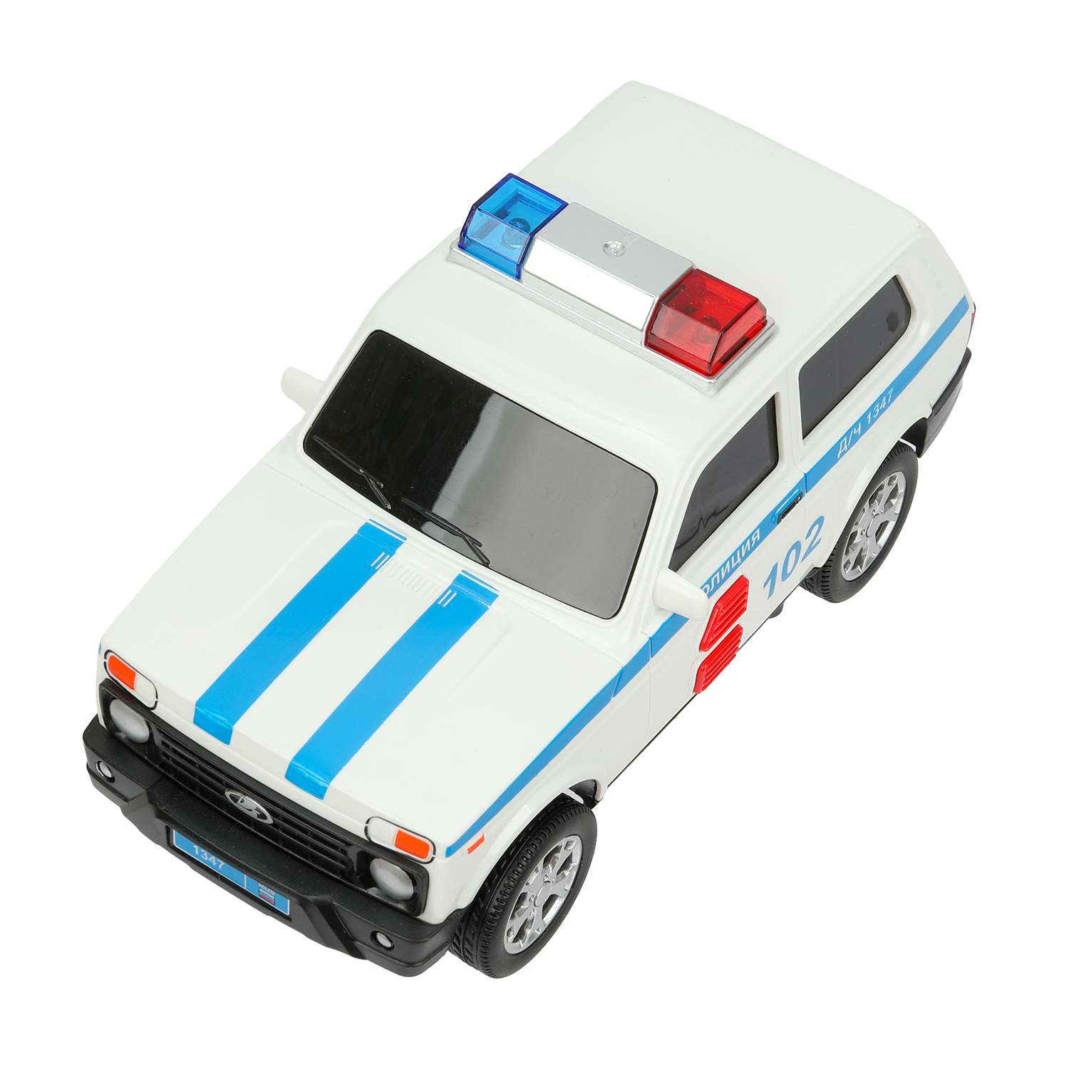 Полицейская машина Технопарк LADA Lada Urban белый 392865 - фото 8
