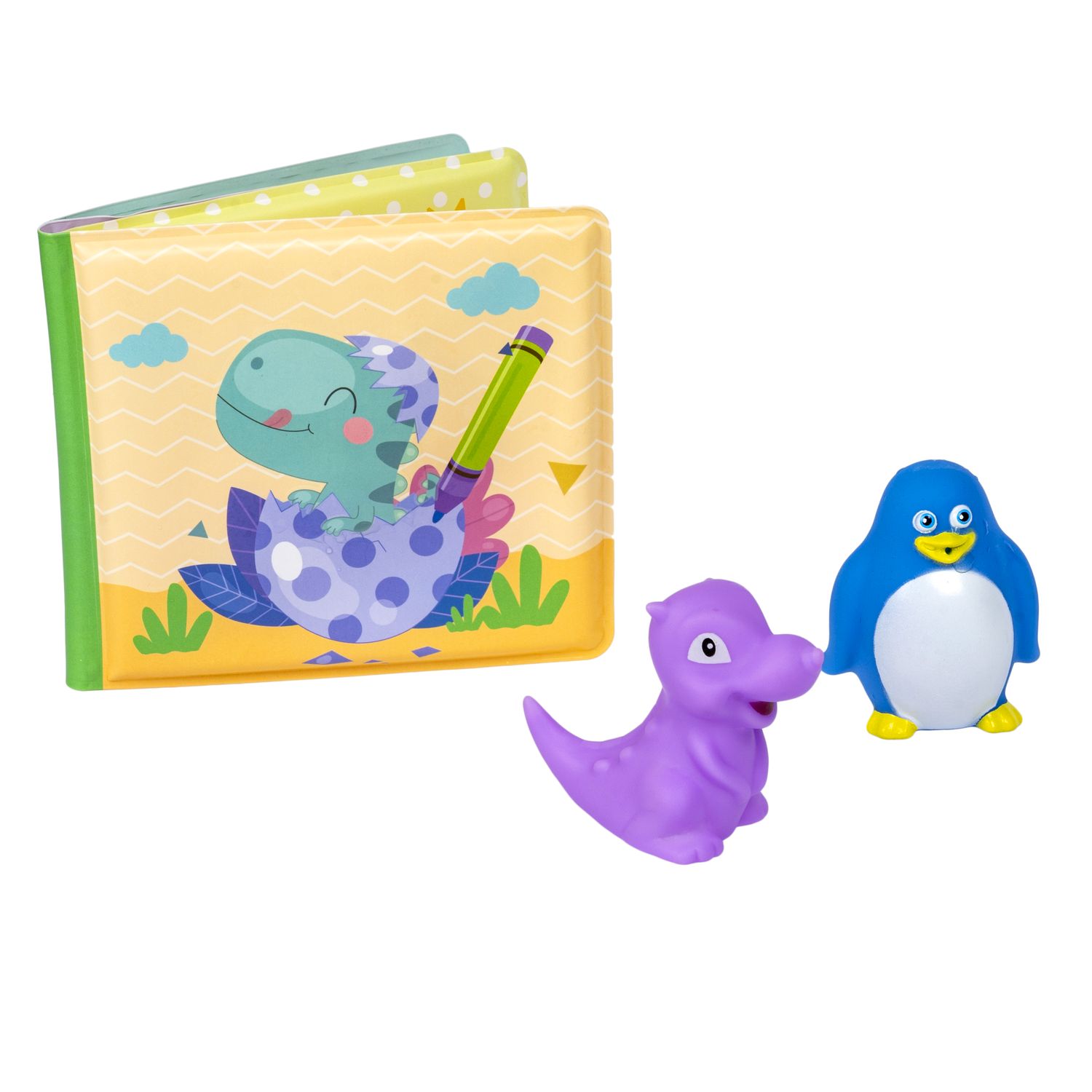 Игрушка Bondibon книжка для ванной Динозаврики - фото 3