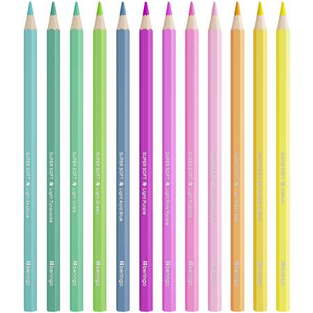 Карандаши цветные Berlingo SuperSoft Pastel 12цветов SSP0112