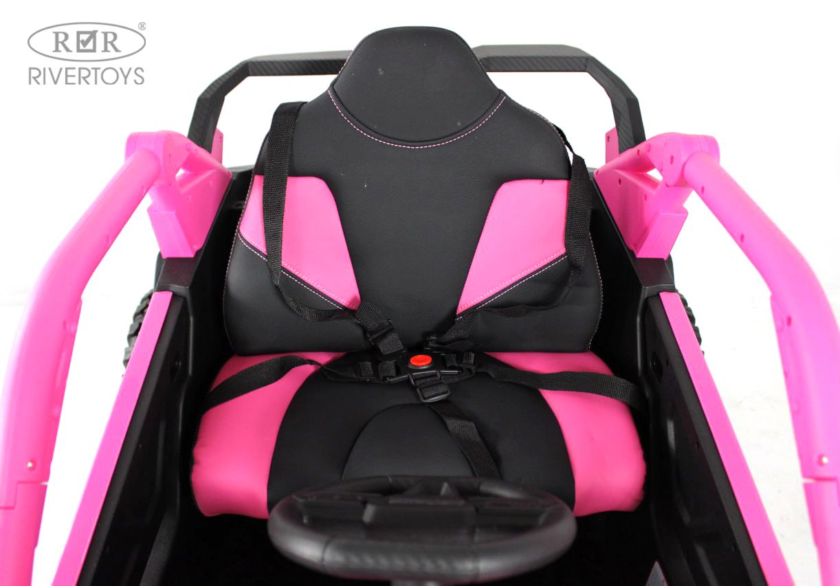 Электромобиль RIVERTOYS Z707ZZ-PINK С пультом ДУ - фото 16