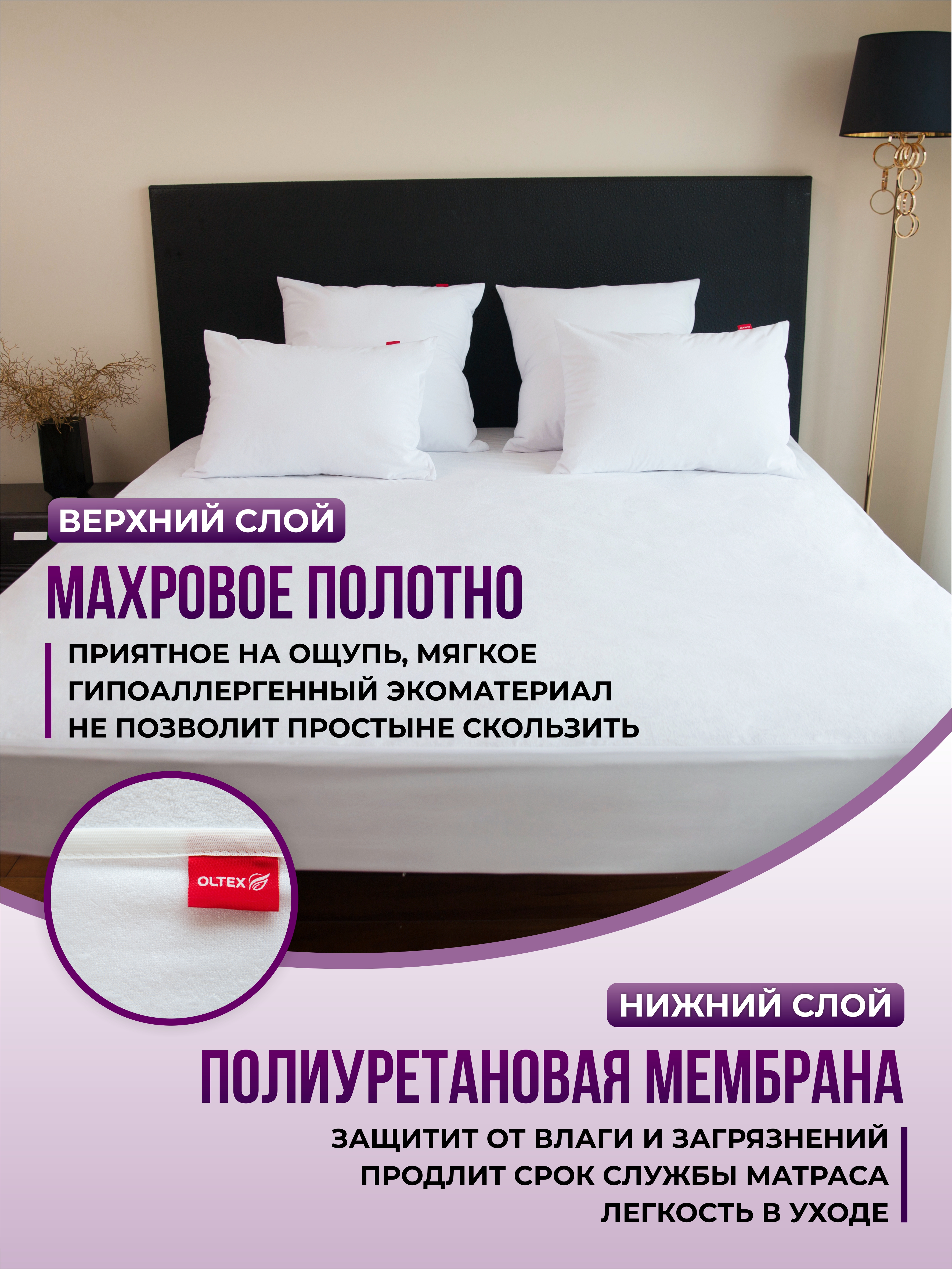 Наматрасник OLTEX AquaStop 200х160 - фото 3