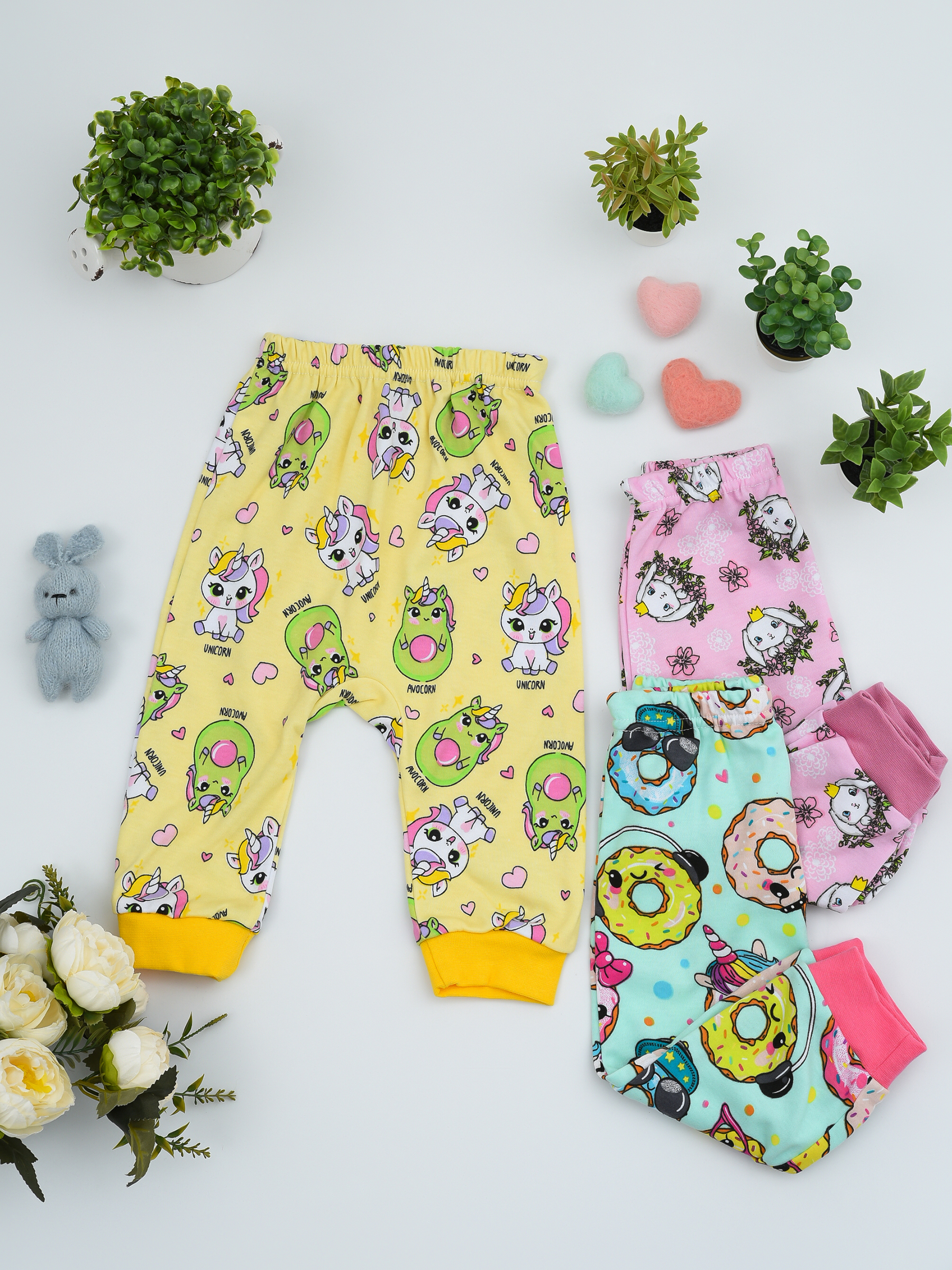 Брюки 3 шт IVANOVO KIDS ПМ-008-1девочка - фото 8