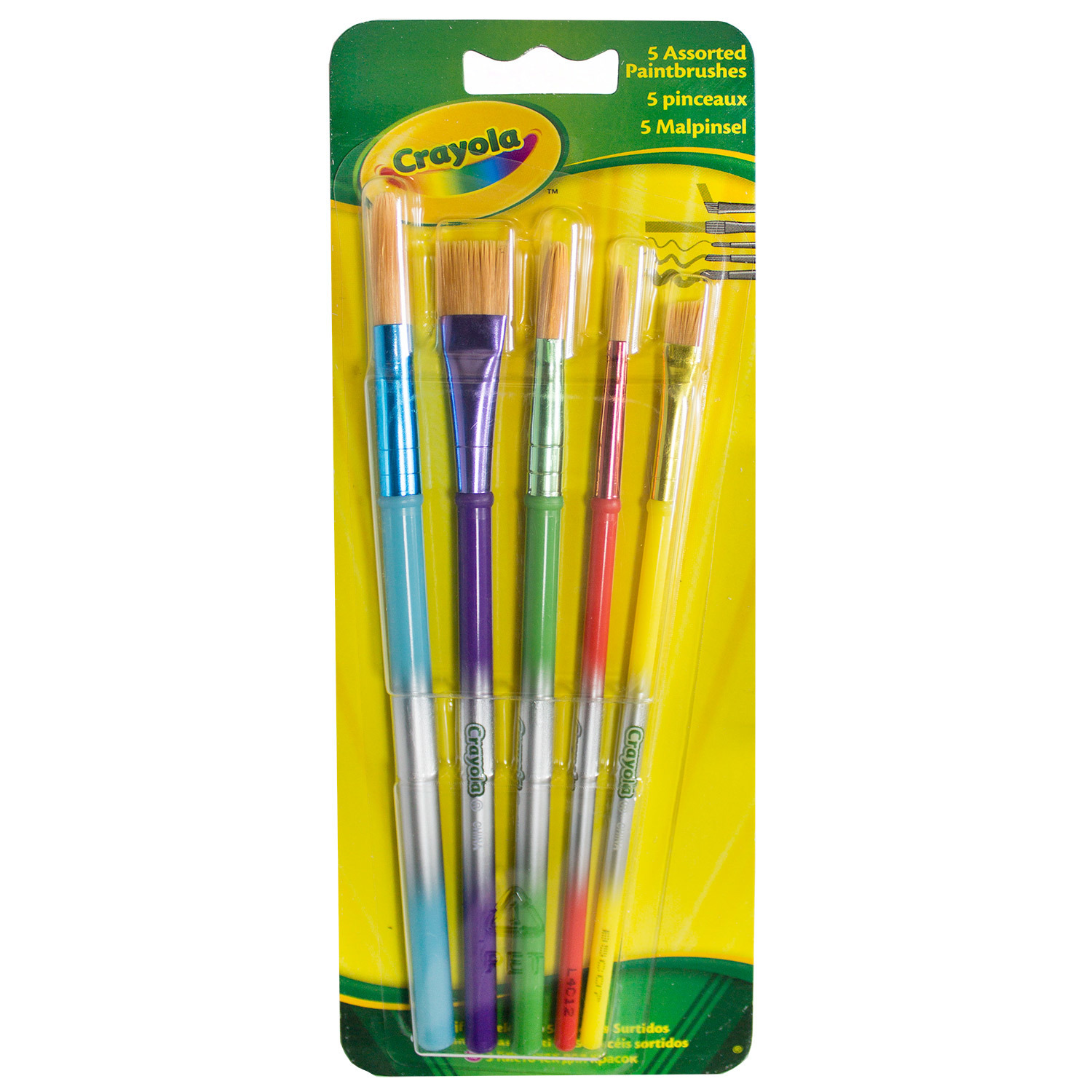 Кисть Crayola 5 шт. (пони) - фото 1