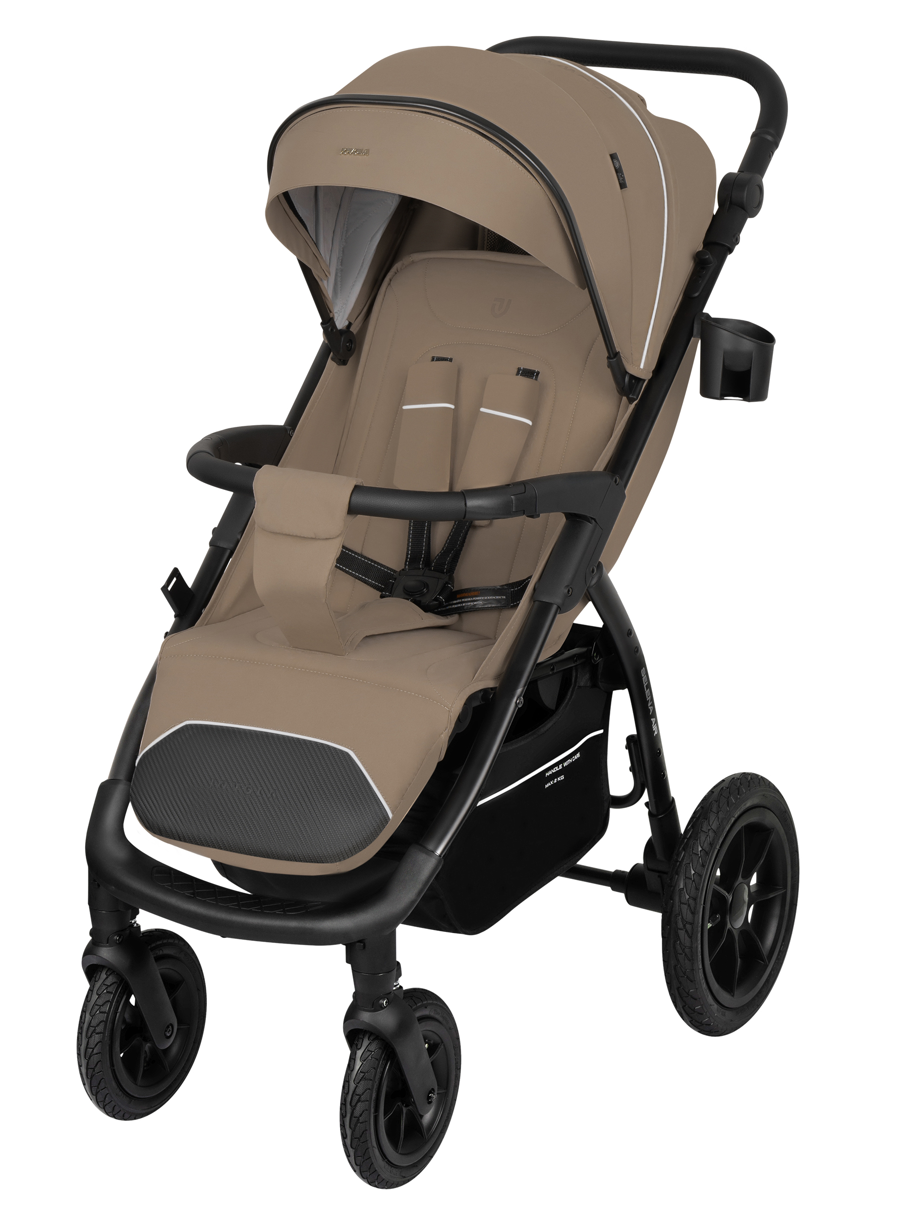 Изображение товара Jovola Selena Air — всесезонная прогулочная коляска, бежевый