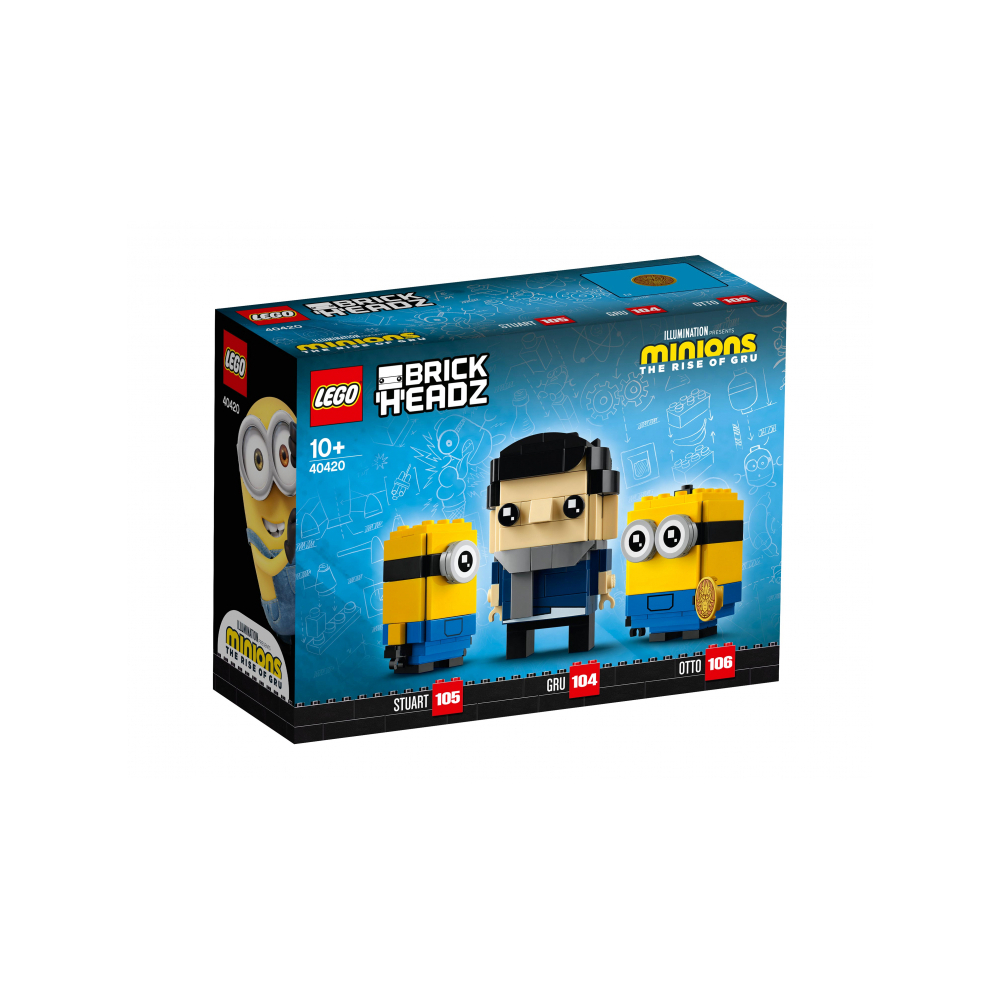 Конструктор LEGO BrickHeadz Грю Стюарт и Отто 40420 249 дет. - фото 1