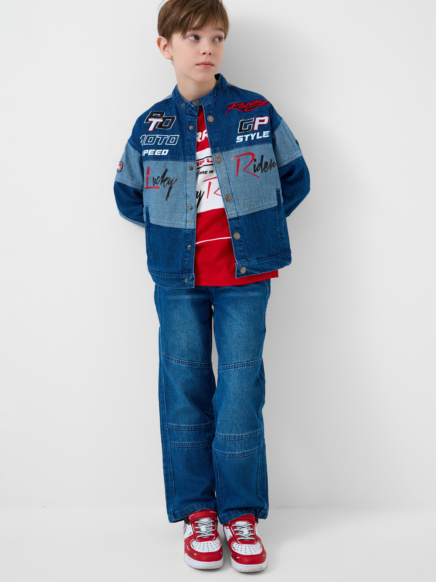 Джинсовая куртка PlayToday 12611006 - фото 7