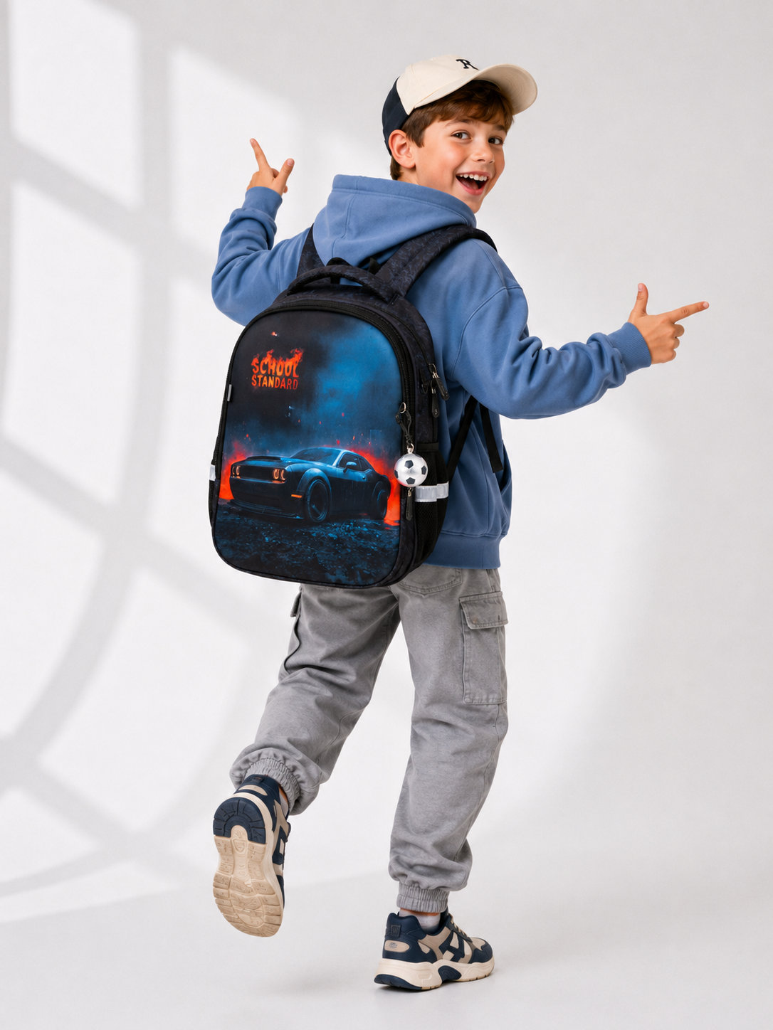 Рюкзак School Standard школьный для мальчика 8в1 - фото 3