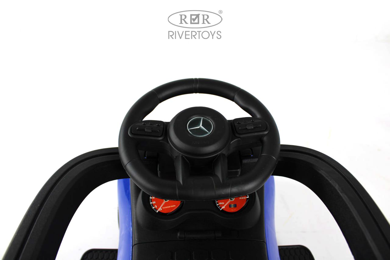 Каталка RIVERTOYS Z005ZZ-M-BLUE синий - фото 10