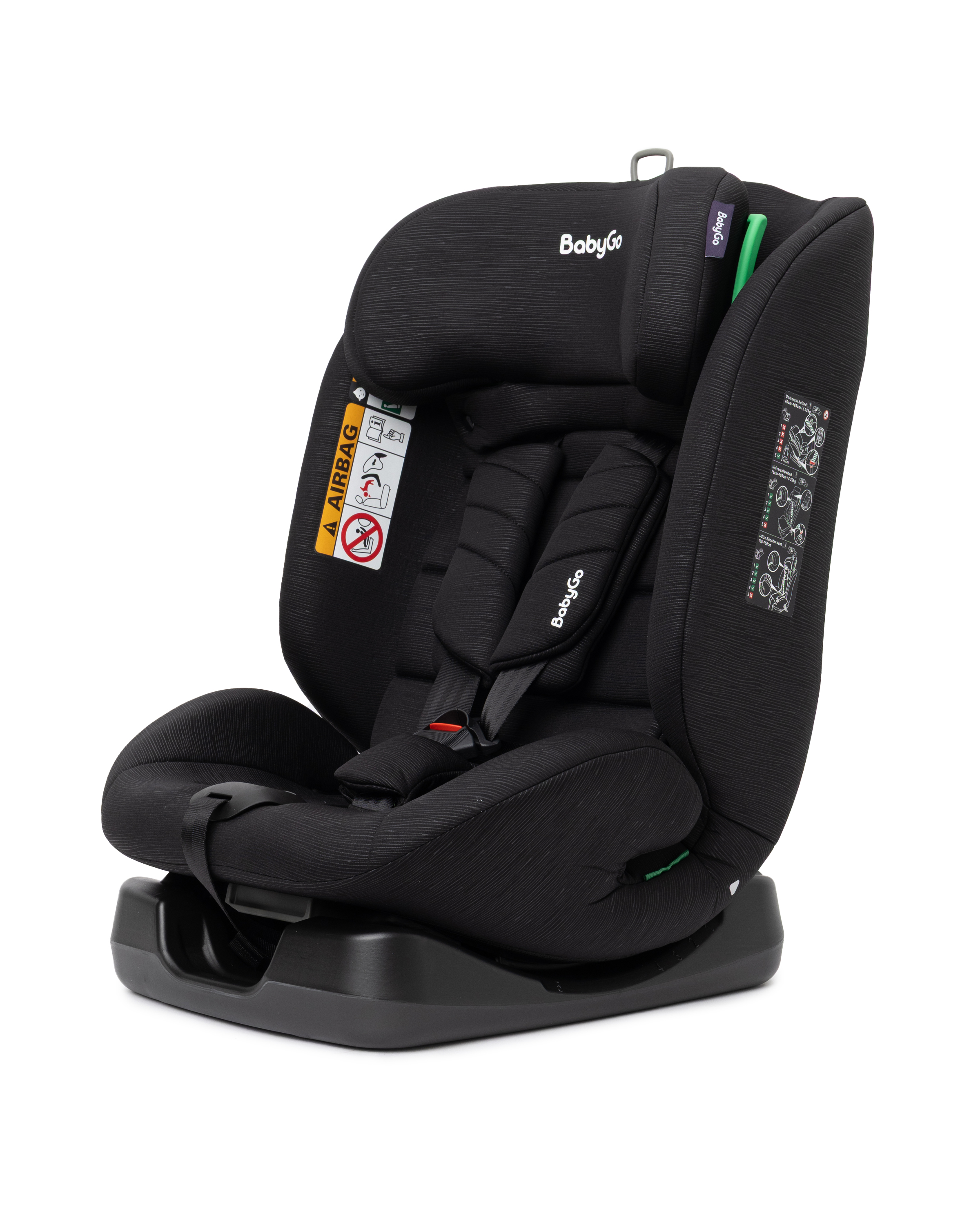 Автокресло BabyGo 4-Stage 0+/1/2/3 (0-36 кг) черный - фото 16