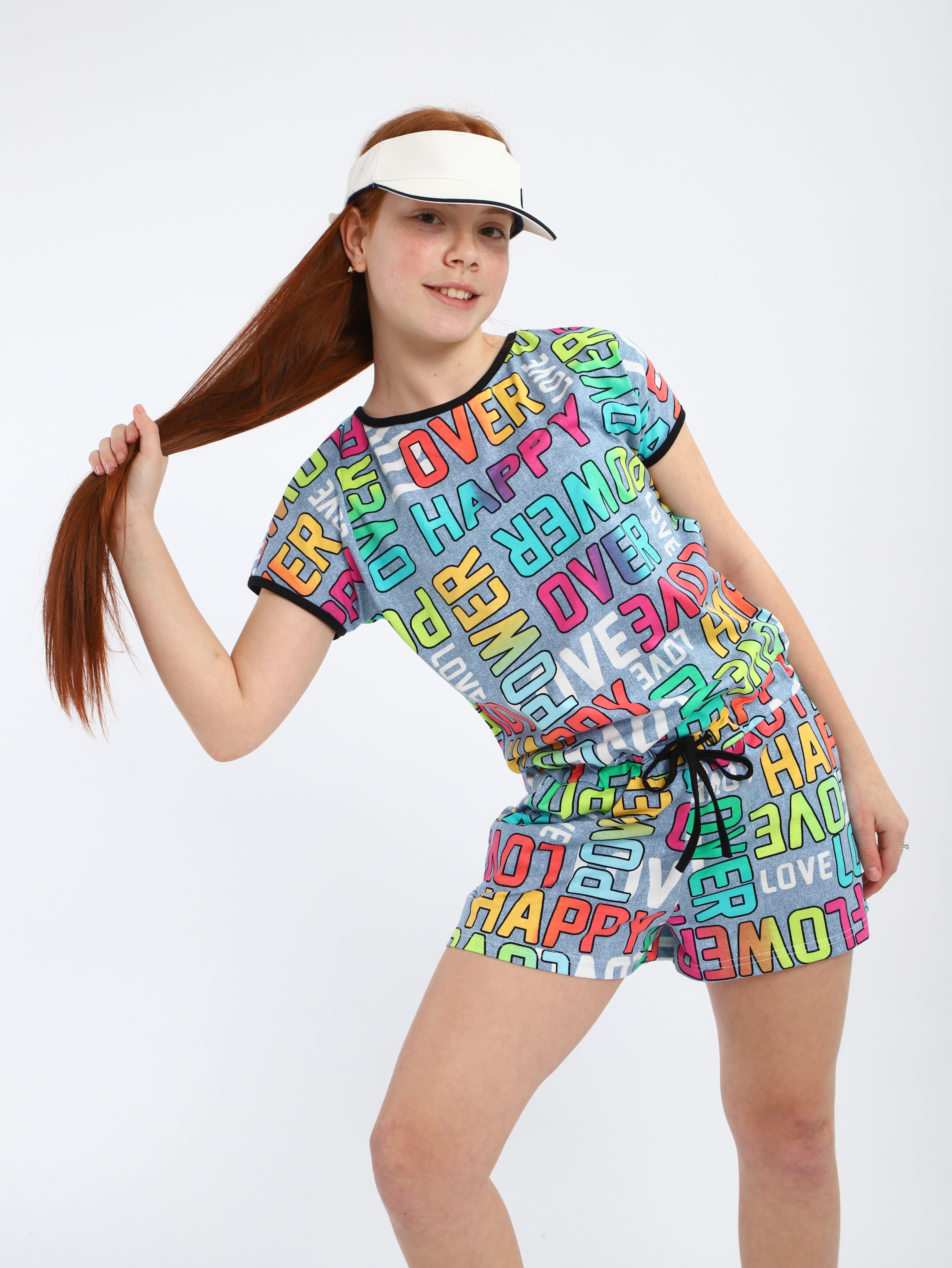 Комбинезон ЛАДОШКИ Комбинезон Лола буквы индиго - фото 13