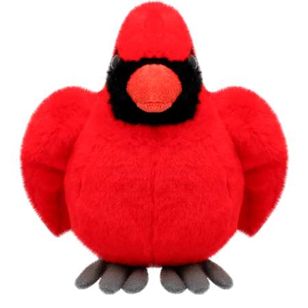 Игрушка мягкая All About Nature Красный кардинал 18 см