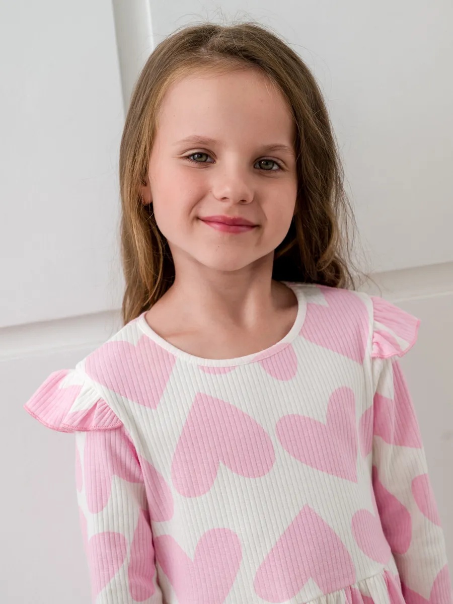 Платье NATIVIA ПТД/СЕРДЕЧКИРОЗОВЫЕ - фото 11