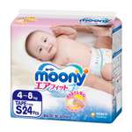 Подгузники Moony S (4-8 кг) 24 шт.