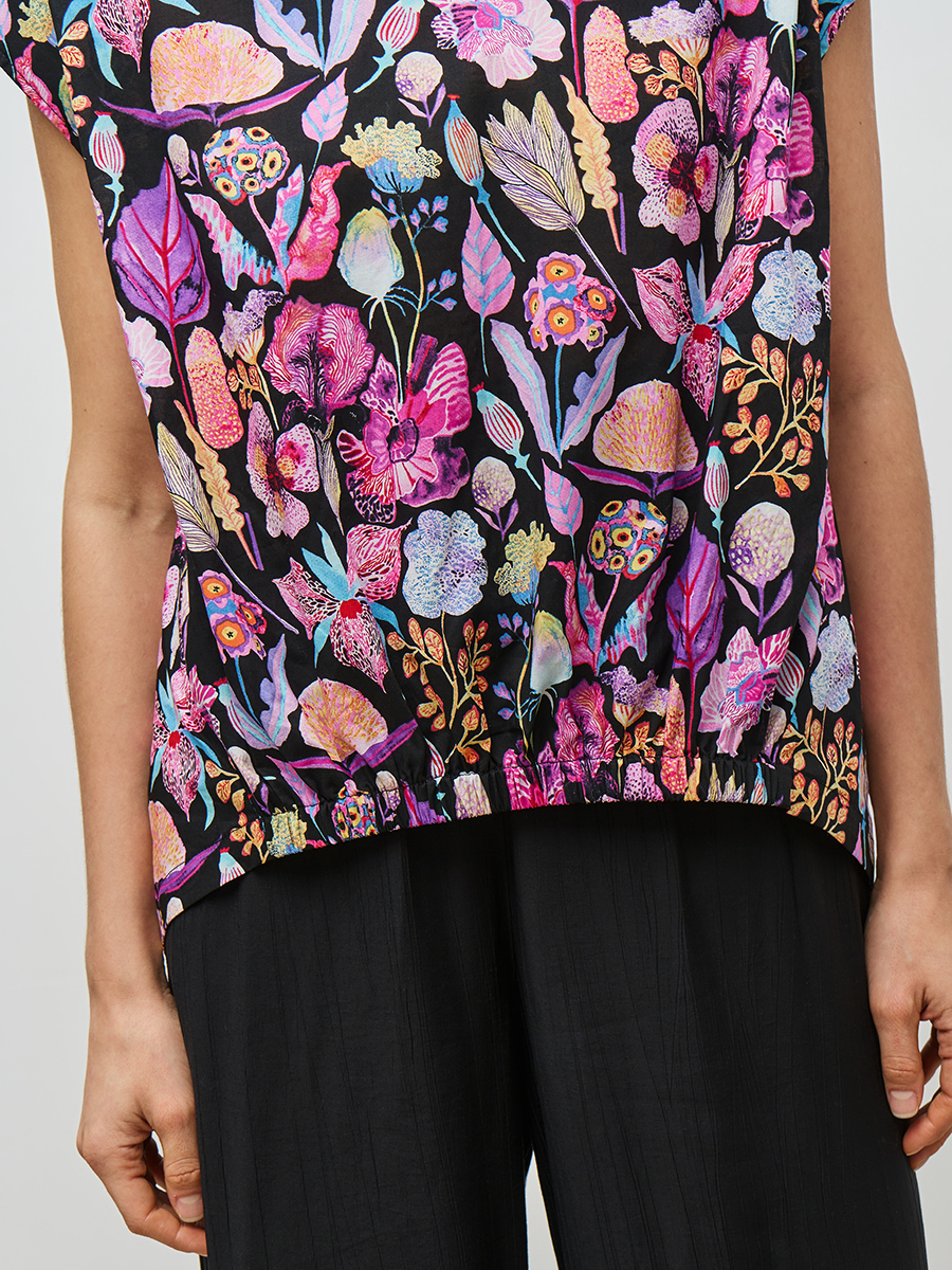 Блузка Baon B1923024/BLACK PRINTED - фото 6