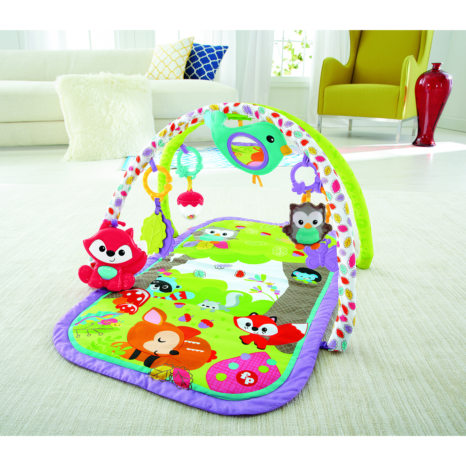 Коврик Fisher Price Друзья тропического леса - фото 11
