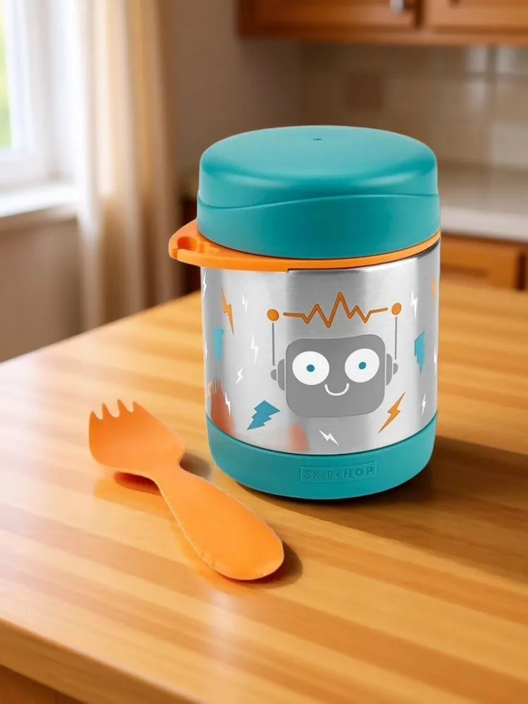 Термос Skip Hop со столовым прибором Робот - фото 2