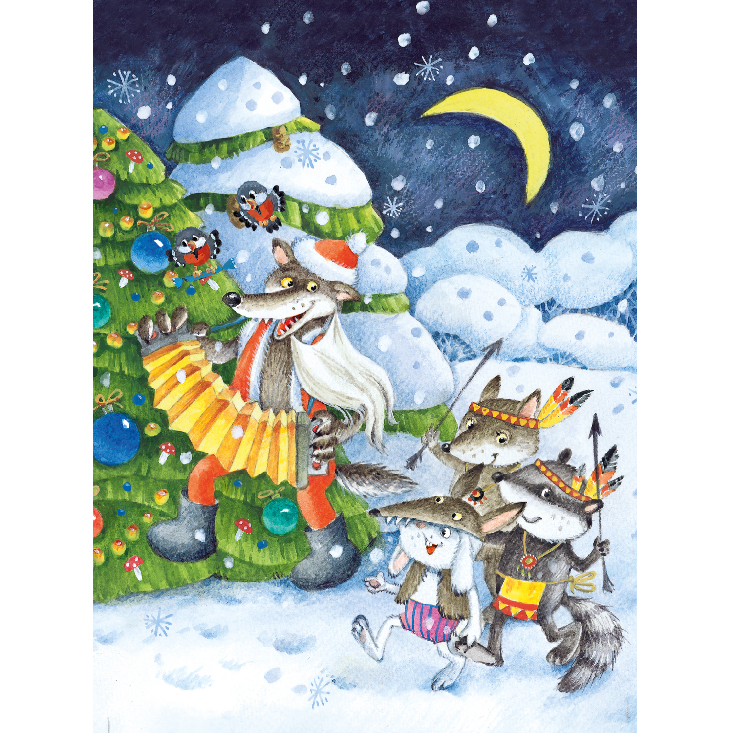 Книга книжки гармошки С Новым годом - фото 2