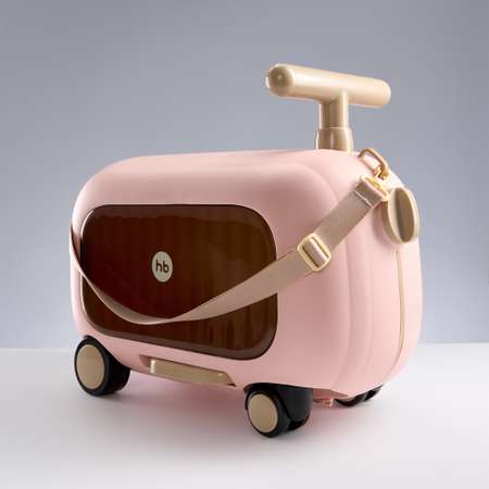 Чемодан Happy Baby travy розовый