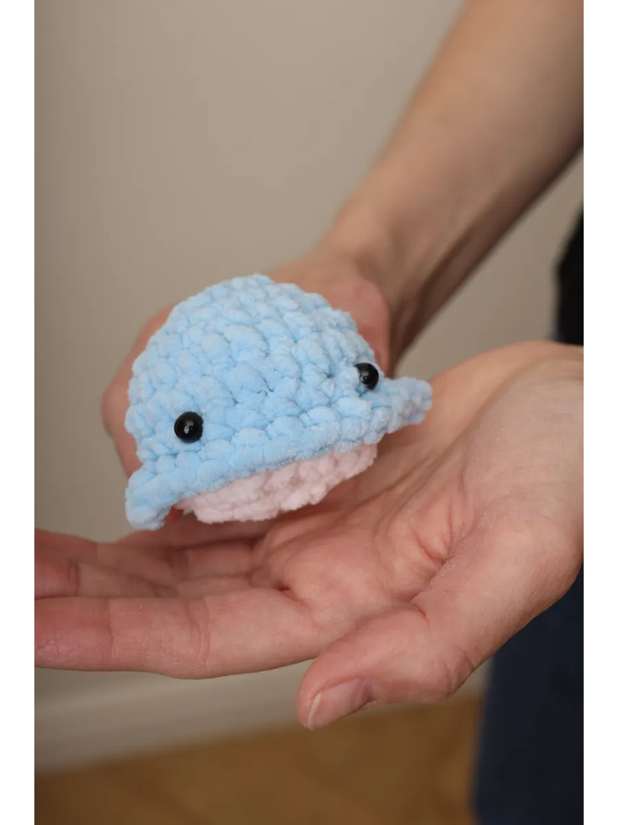 Набор для творчества Effee вязание крючком игрушка Кит - фото 14