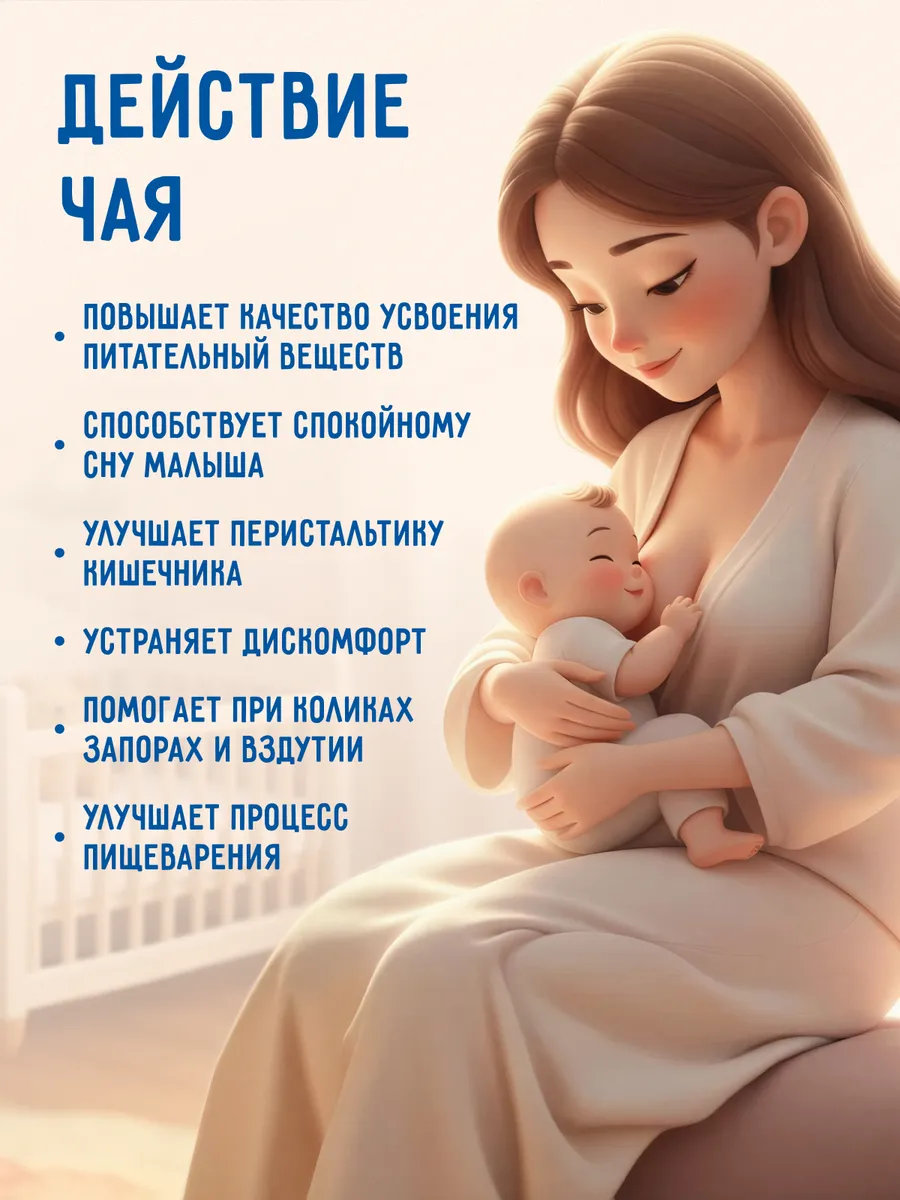 Чай детский травяной натуральный Беллакт "Фенхель" / Укропная водичка - фото 2