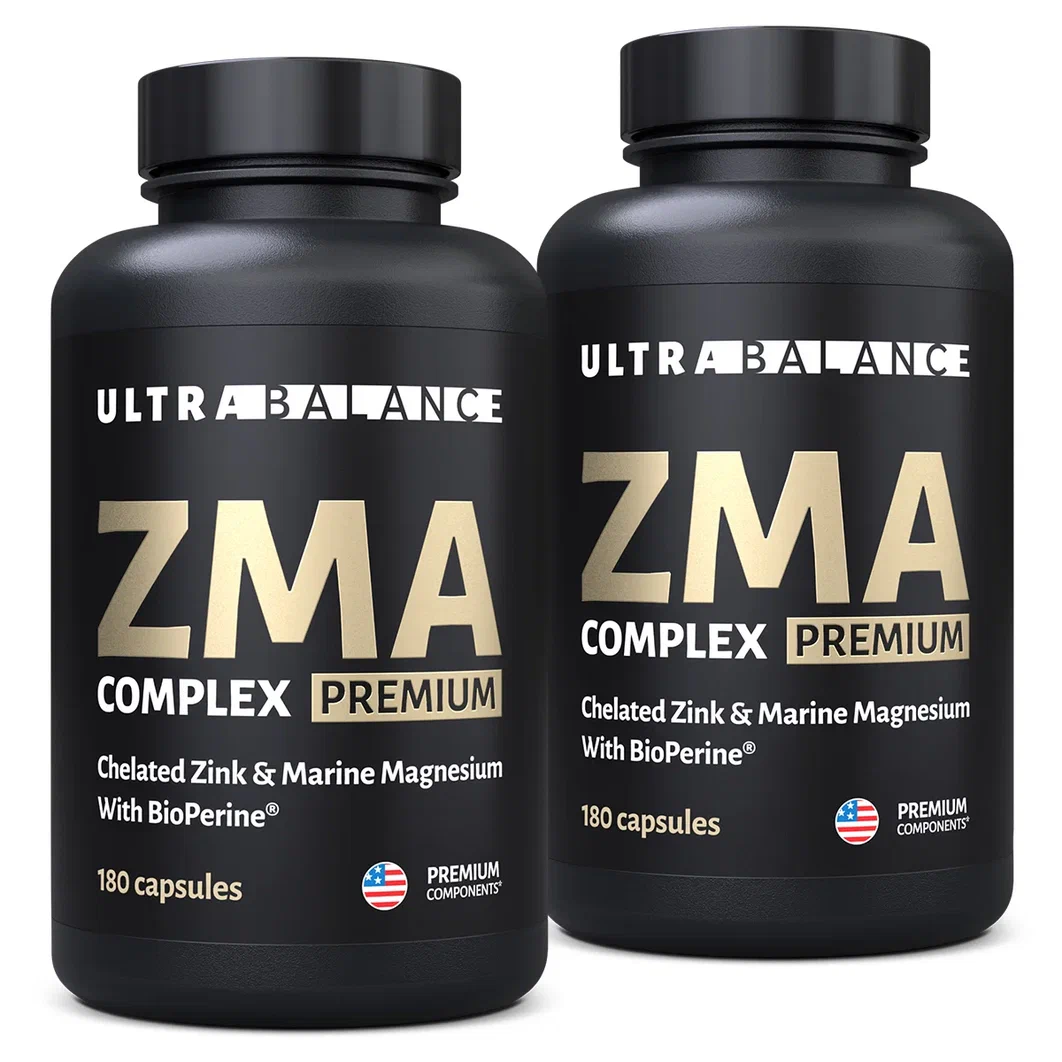 ZMA комплекс витамины UltraBalance спорт питание мультивитамины для мужчин бустер тестостерона 360 капсул - фото 1