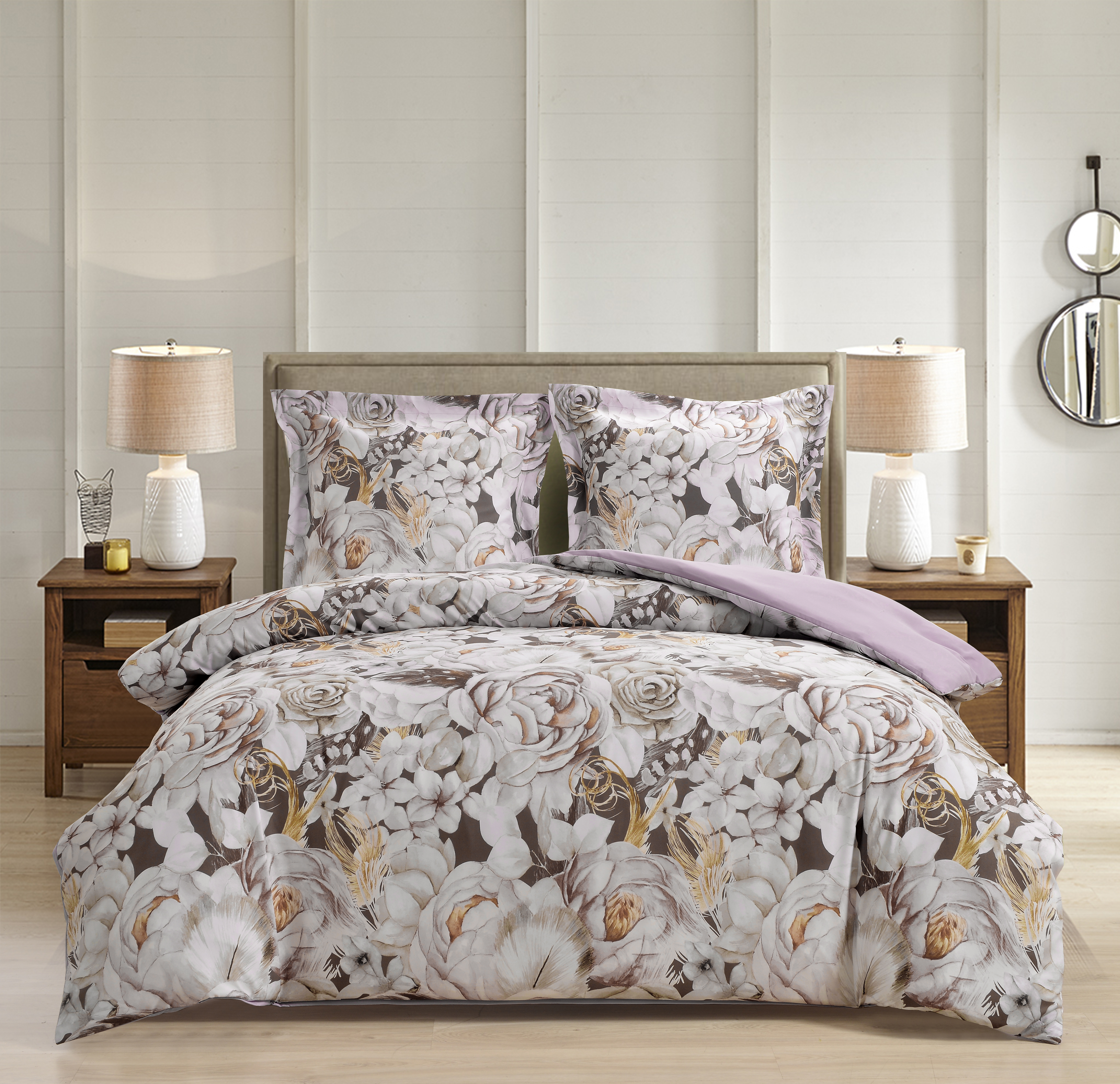 Комплект постельного белья MCotton Рояна полутораспальный 4 предм. - фото 1