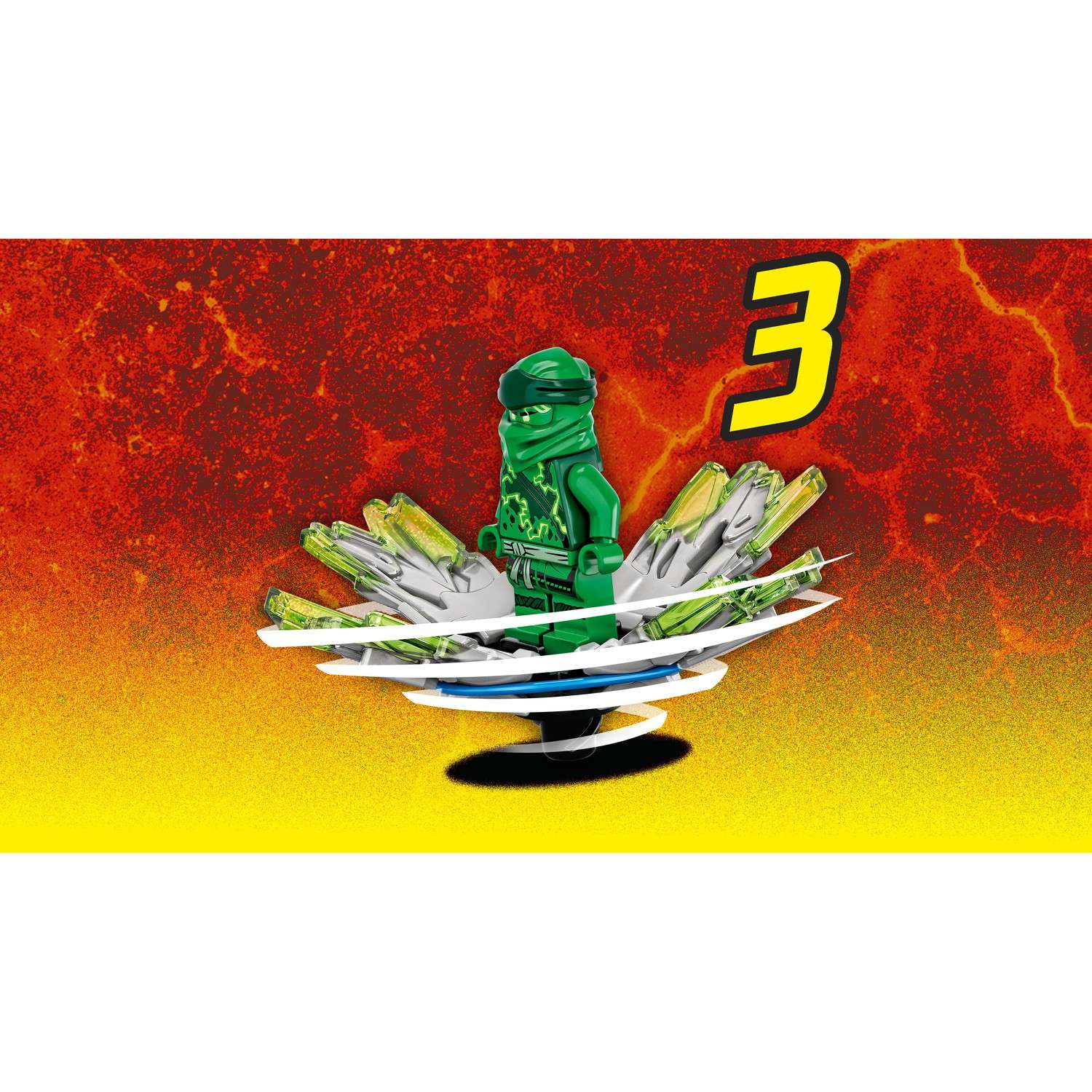 Конструктор LEGO NINJAGO Шквал Кружитцу-Ллойд блочный - фото 8