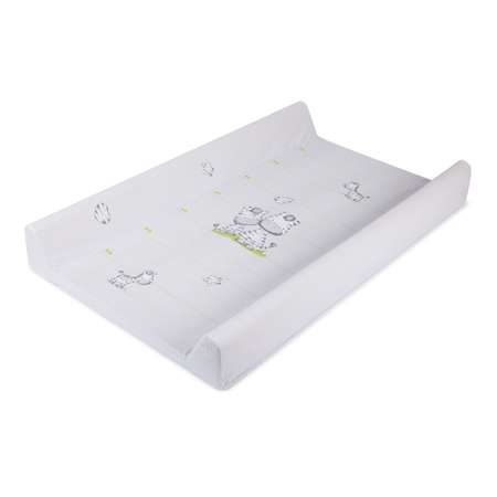 Пеленальный матрас Ceba baby на жестком основании 50х80см цвет Zebra Grey