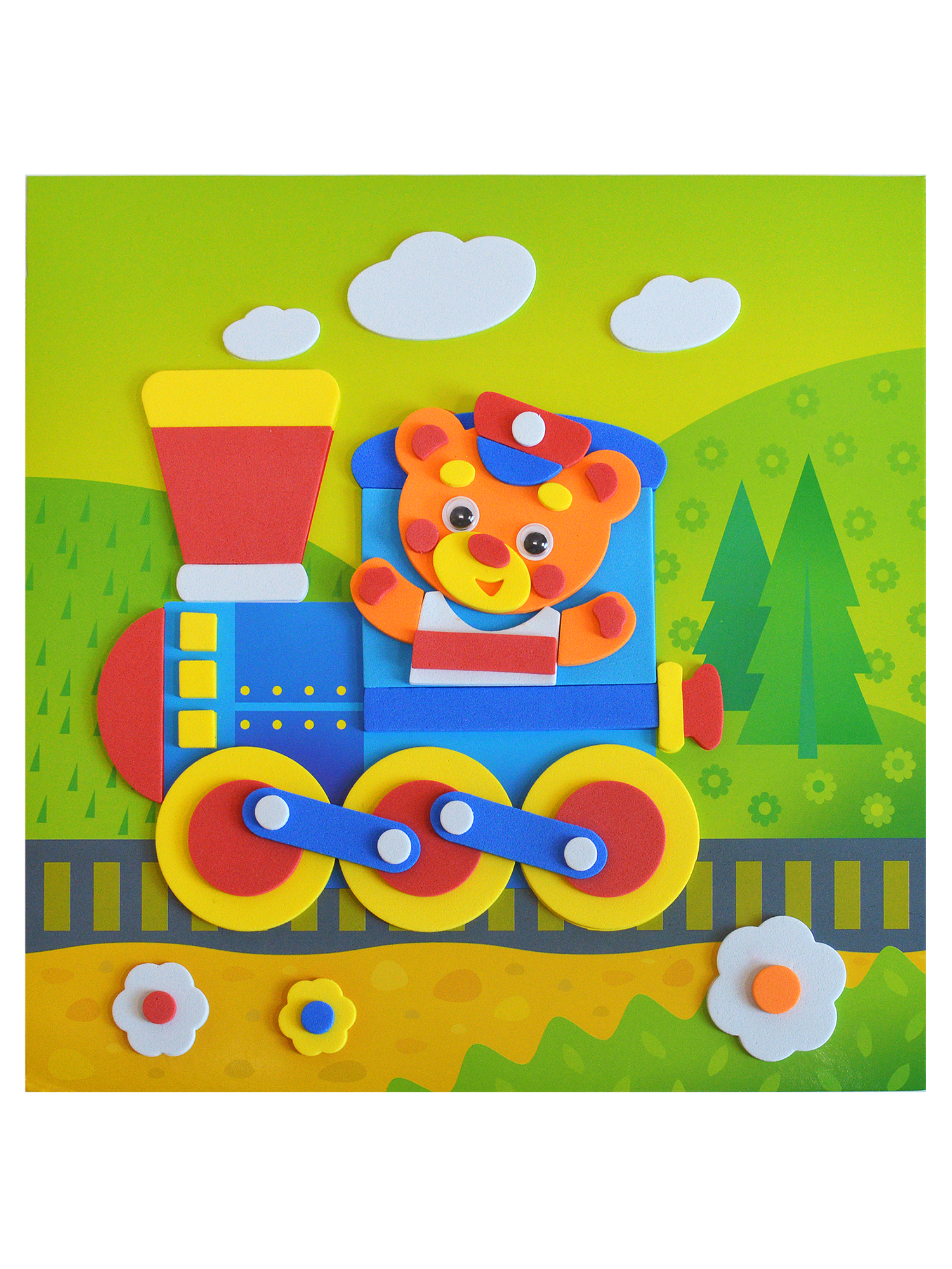 Набор для творчества Дрофа-Медиа аппликация Путешествие на поезде - фото 8