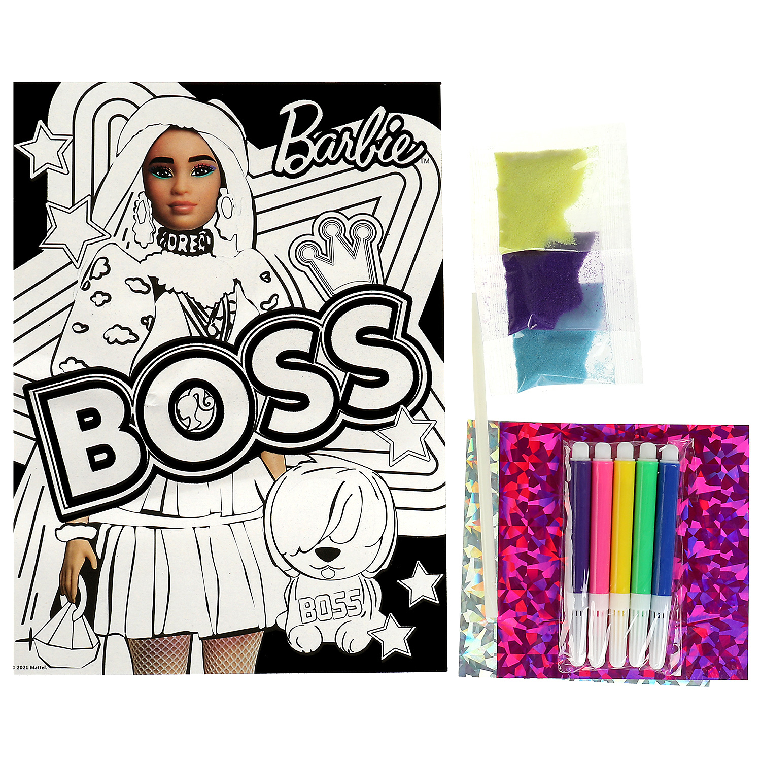 Набор для творчества МультиАРТ Барби аппликация - фото 2