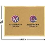 Пробковая доска Attache