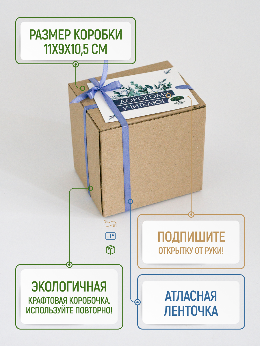 Подарочный набор дорогому учителю Русский лес Бокс S - фото 6