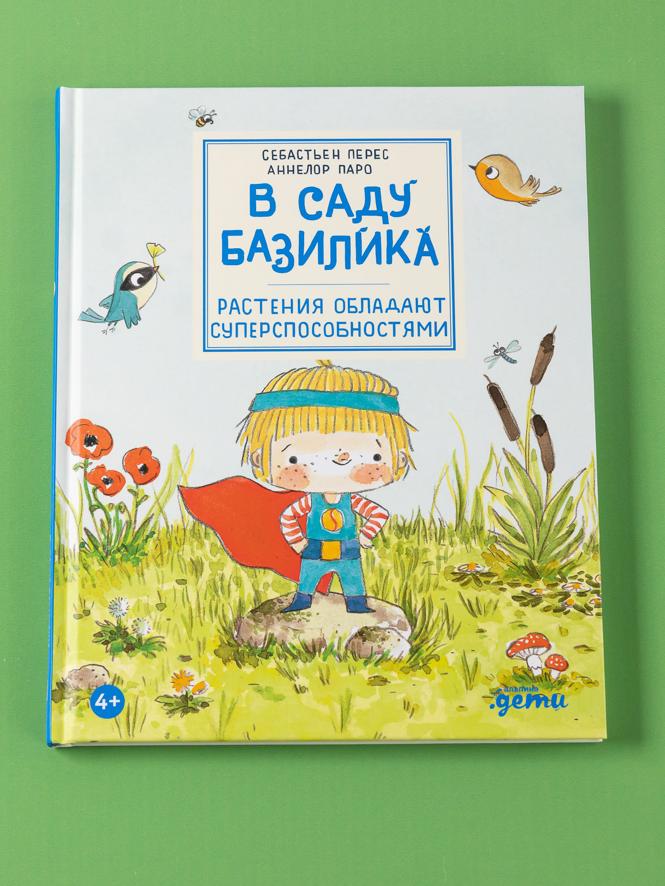 Книга Альпина. Дети В саду Базилика Растения обладают суперспособностями - фото 1