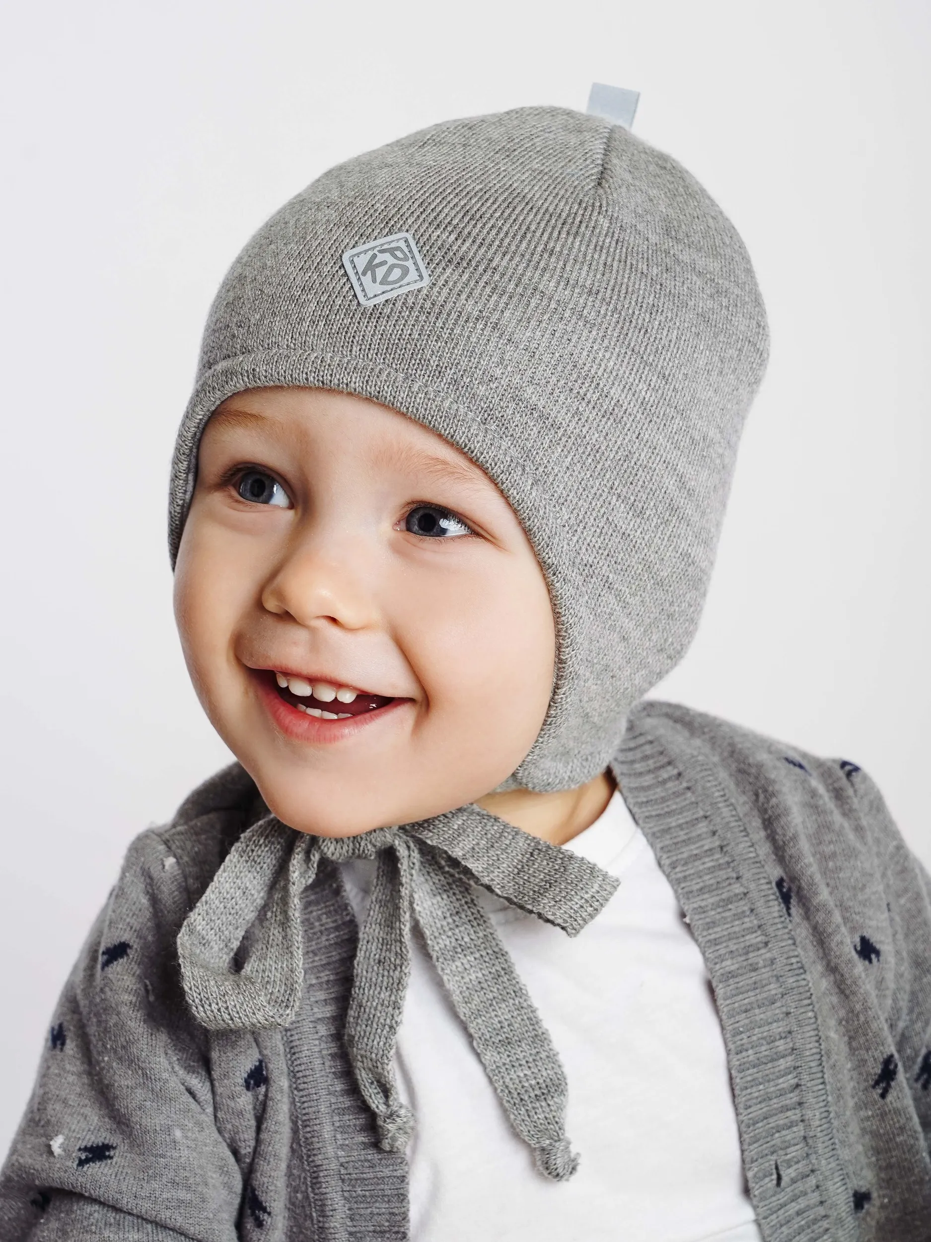 Шапка ПриКиндер B-Sp2336 Цвет: Светло-серый - фото 9